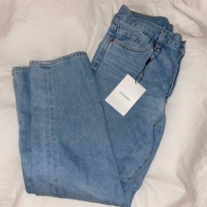 GOLDSIGN The Low Slung Straight jeans NWT